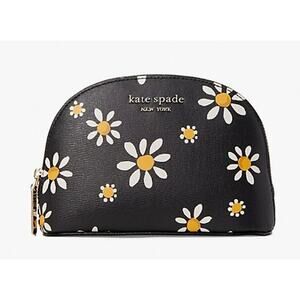 Kate Spade  daisy dots small dome cosmetic case